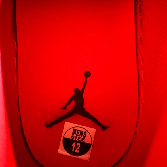 Nike Air Jordan 1 Low OG 2023 Black White Red Size 12 - Picture 11 of 15